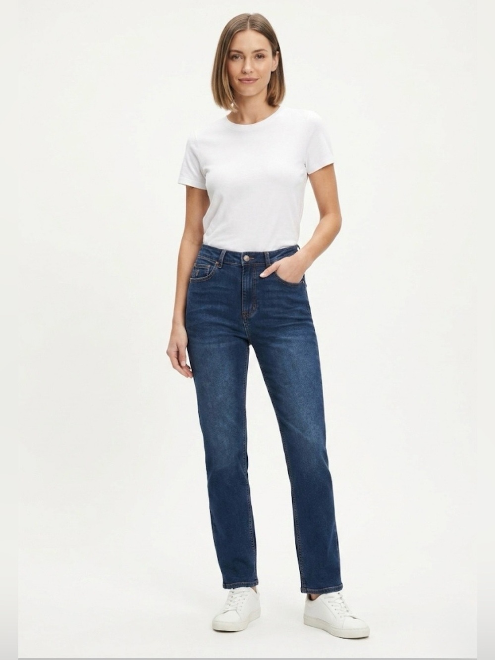 Frye Women’s High-Rise Straight Leg Denim Jeans, Size 8/29